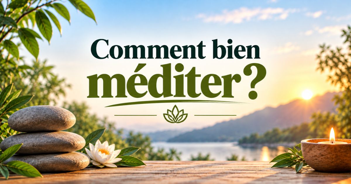 Comment bien méditer avec des techniques simples de méditation