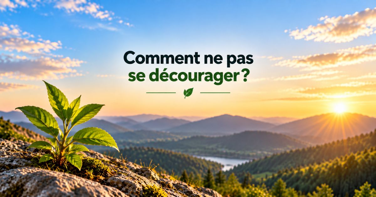 Comment ne pas se décourager et rester motivé face aux difficultés