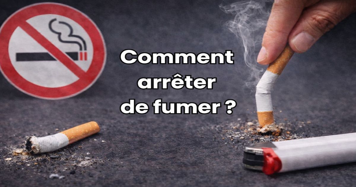 Comment arrêter de fumer avec une cigarette écrasée et un symbole interdit de fumer